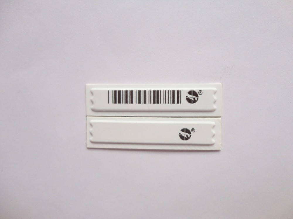 EAS security soft tag Sensormatic barcode Adhesive 58khz am dr label for supermarket