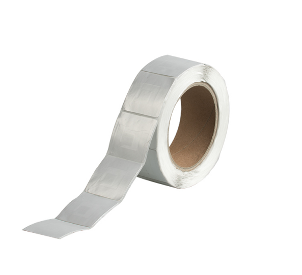 Thermal Paper Anti-theft label Size 4*4 CM Plain White EAS RF Roll Label 