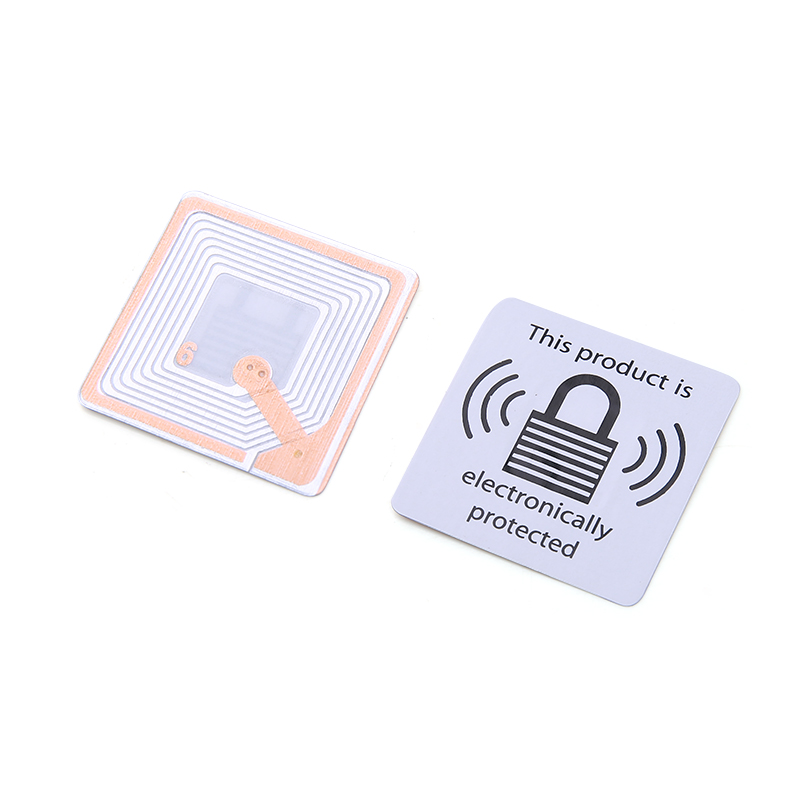 Silk printed custom pattern anti-theft radio frequency label can print customer Logo