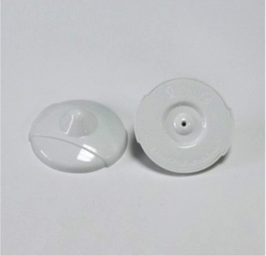 Eas RF Hard Tag Mini Alpha 8.2MHZ Round Shape Security Tags for Anti theft