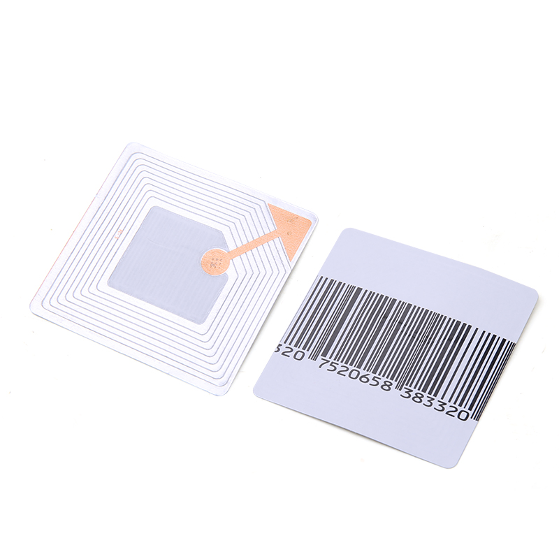 40*40mm Barcode 8.2MHz Frequency Rf label Custom Security Soft Labels for Retail