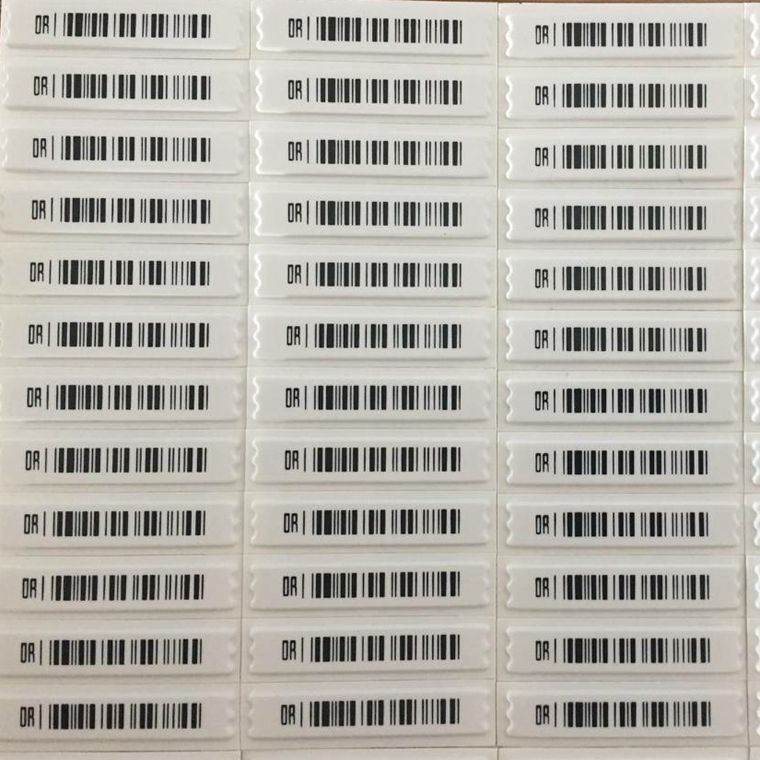 Eas Dr label Barcode 58khz Am Rretail Security label for Megamalls